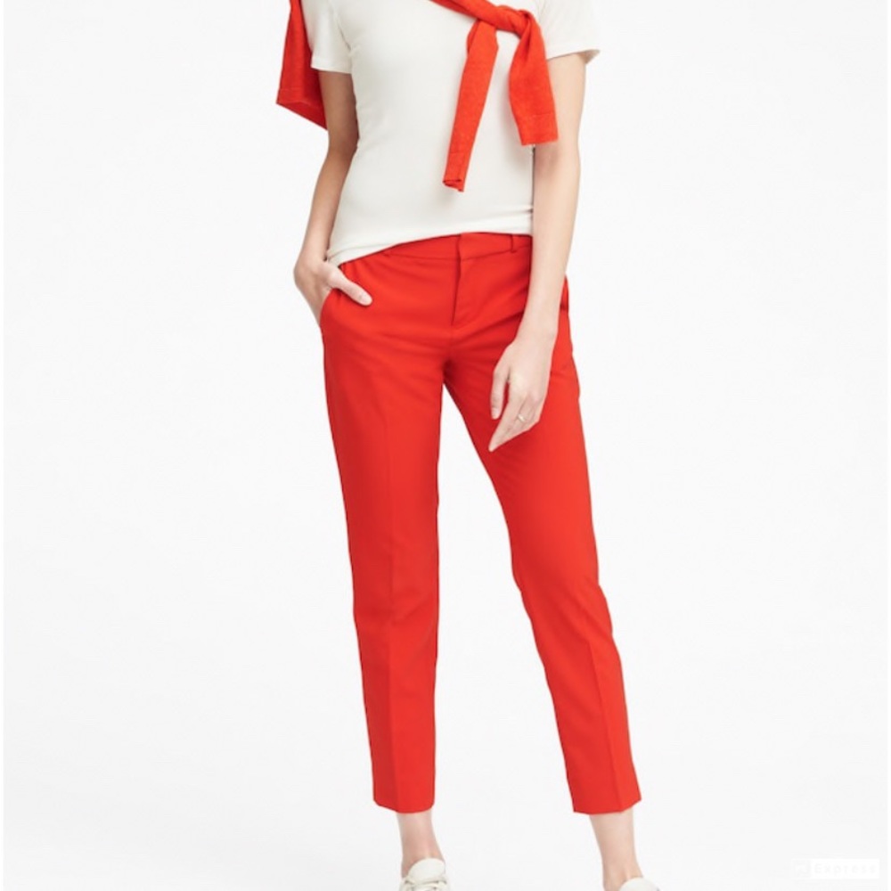Banana Republic Avery wool pant NWT
